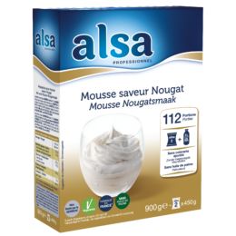 Mousse saveur Nougat - alsa Professionnel