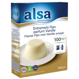 Entremets-Flan parfum Vanille - alsa Professionnel