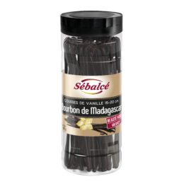 Gousses de Vanille Bourbon de Madagascar - qualité Noire Gourmet 16-20 cm