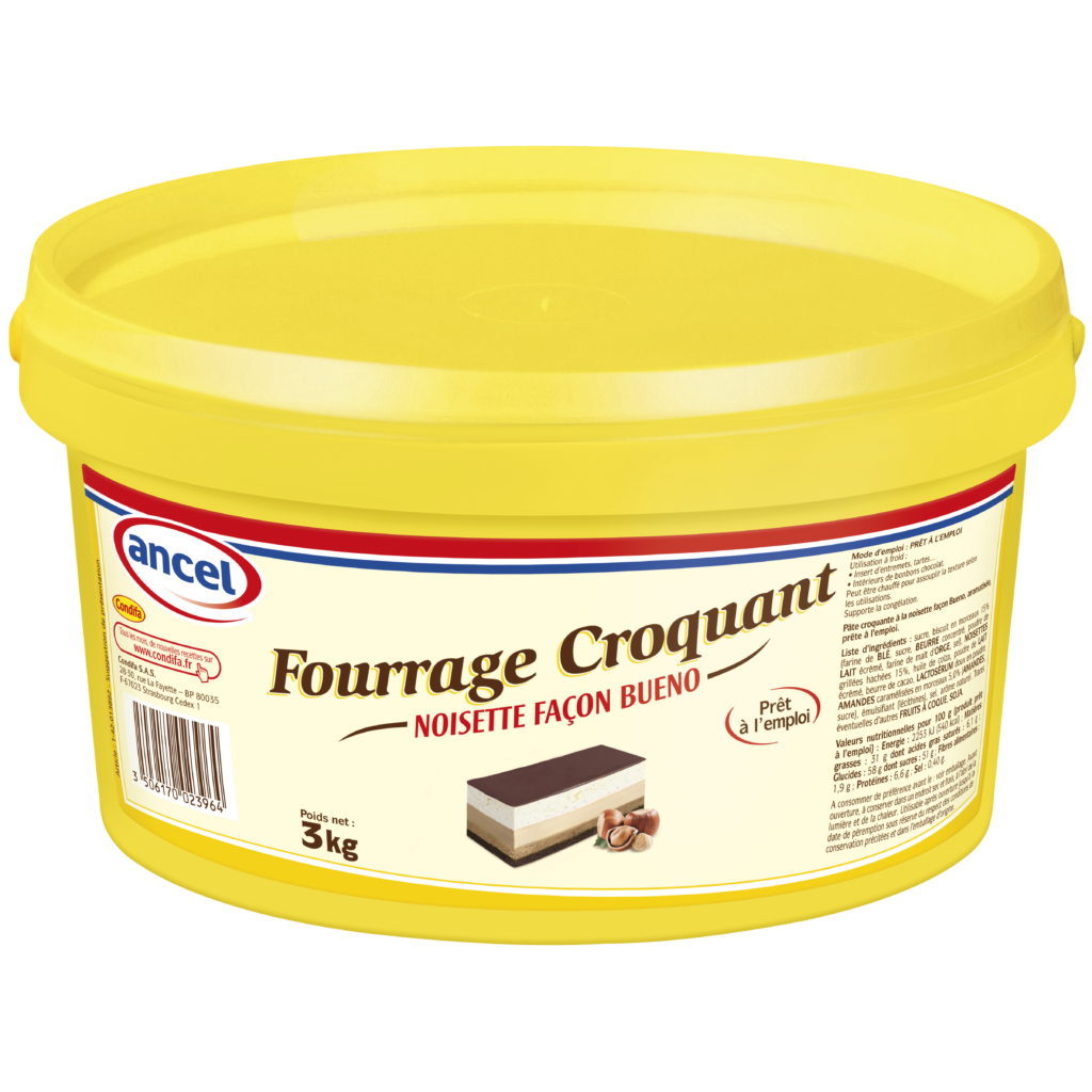 Fourrage Croquant Noisette façon Bueno - Condifa