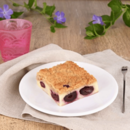 recette Clafoutis Crumble aux Cerises alsa Professionnel