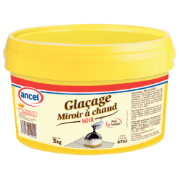 Glaçage miroir à chaud noir ancel - Condifa