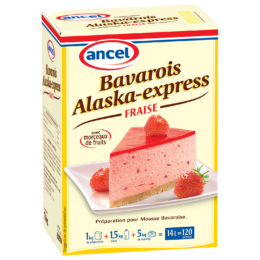 Bavarois alaska express fraise ancel - Condifa