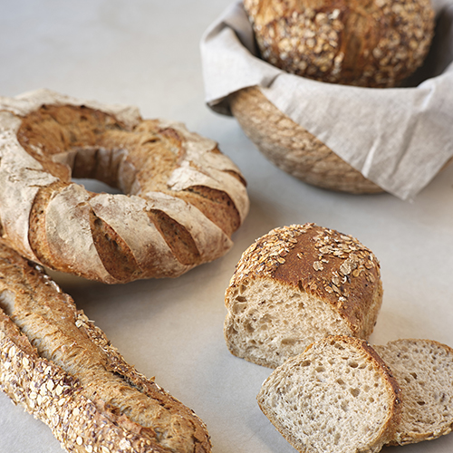 Recette de pain au malt graines de tourneols lin sésame Agrano - Condifa