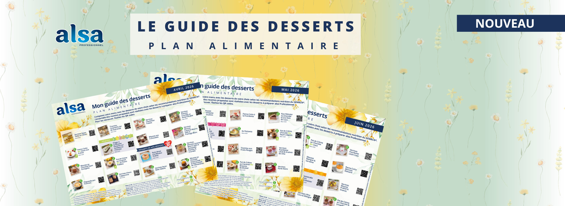 Guide des desserts du printemps 2026