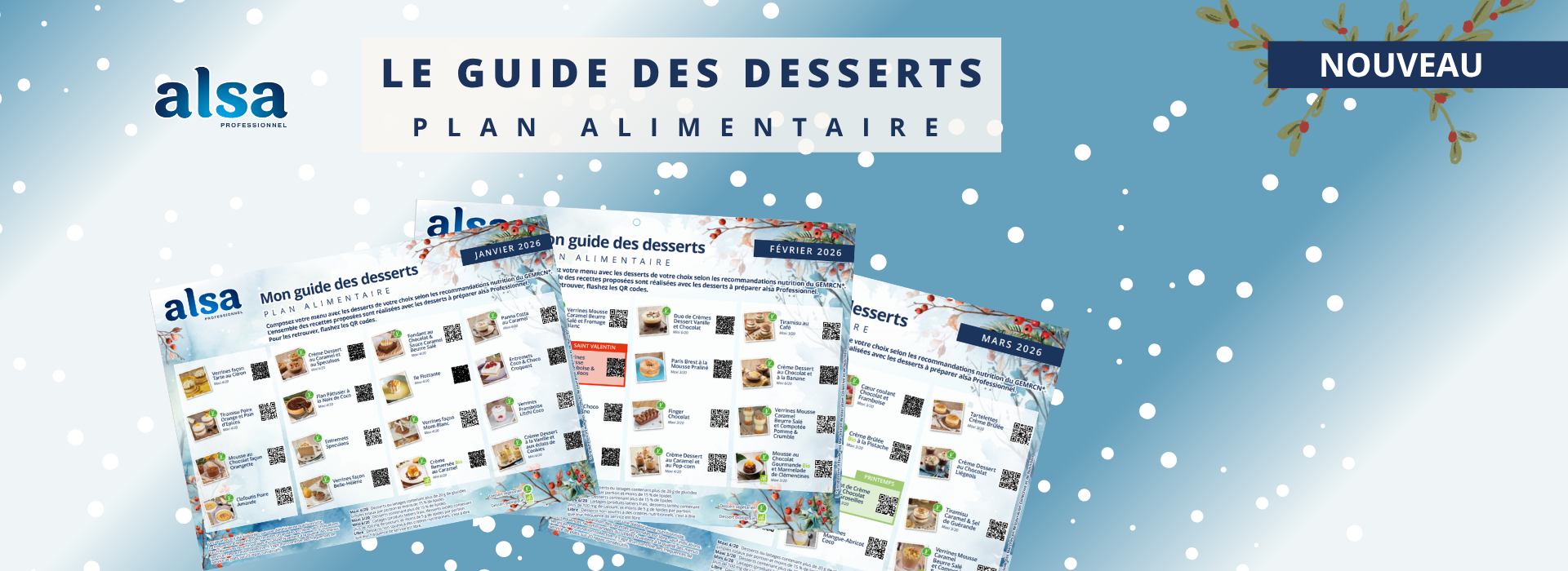 Guide des desserts d'hiver 2026