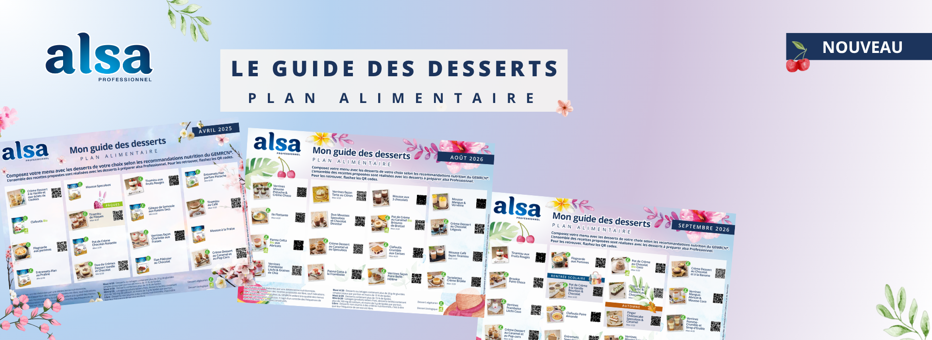 Guide des desserts été