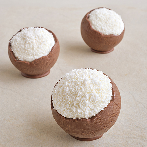 Trompe l'oeil noix de coco