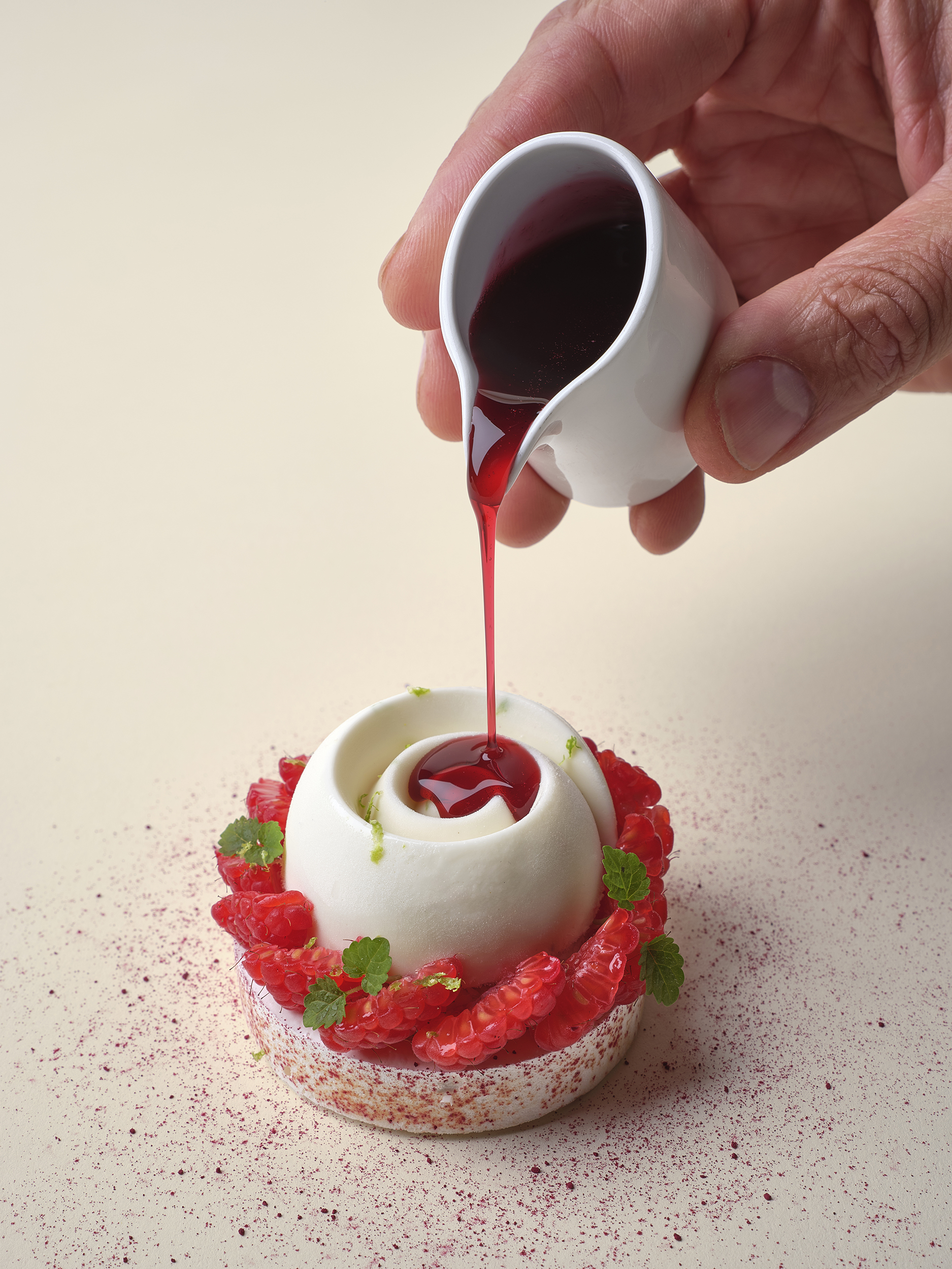 Pavlova à la noix de coco