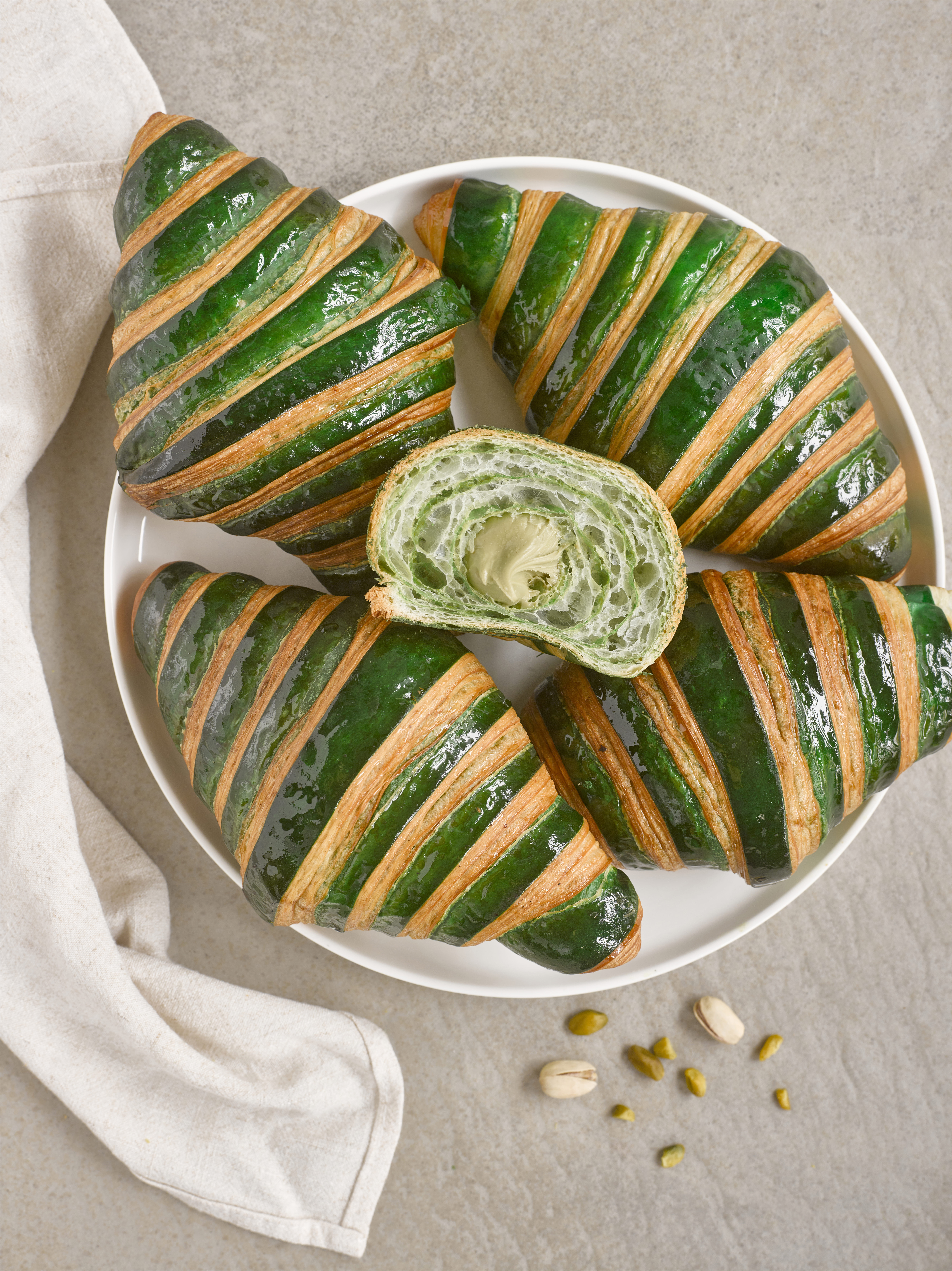 Croissants Pistache