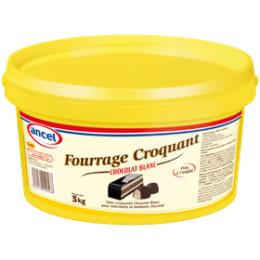Fourrage croquant chocolat blanc ancel - Condifa