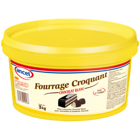 Fourrage croquant chocolat blanc ancel - Condifa