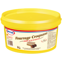 Fourrage croquant caramel au sel de Guérande ancel - Condifa