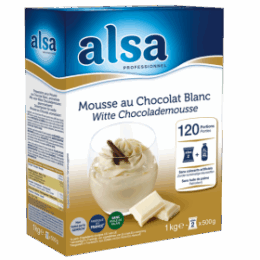 Mousse au Chocolat Blanc alsa Proifessionnel