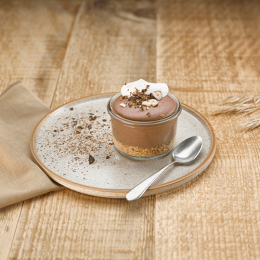 Verrine Mousse au Chocolat et Crumble