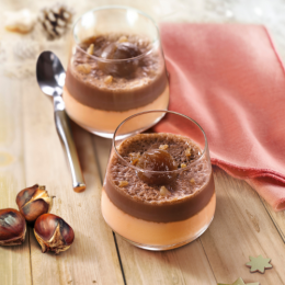 Verrine Ardéchoise choco marron