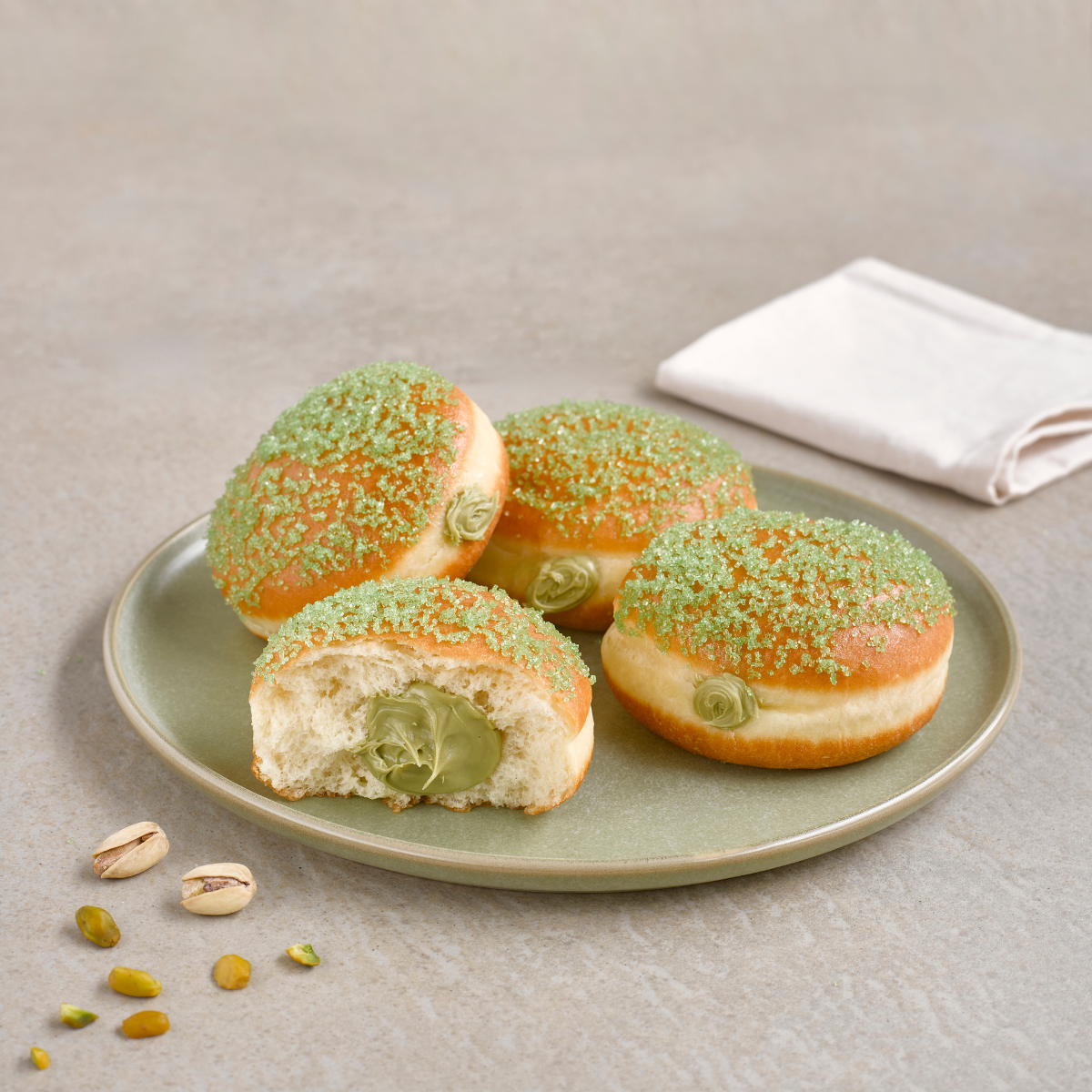 Beignets Pistache