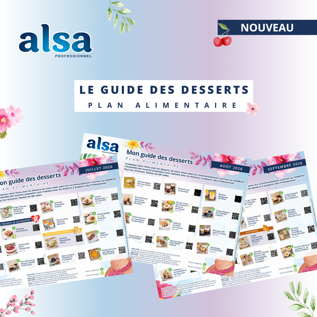Guide des desserts été