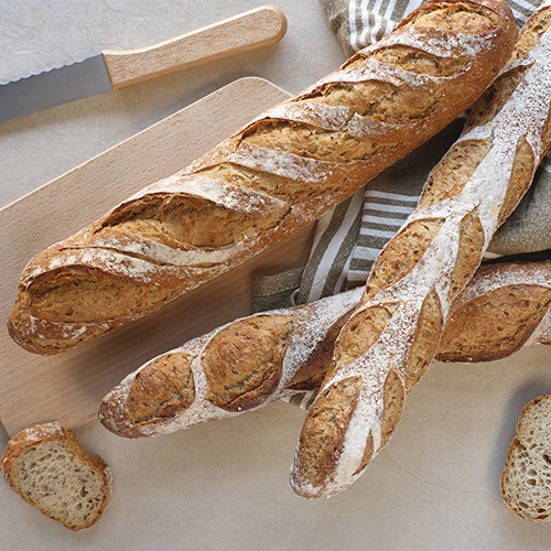 Baguette aux graines de lin