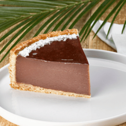 Flan Pâtissier au Chocolat et à la Noix de Coco
